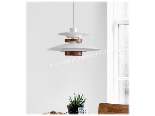 DESIGNER -INSPIRED PENDANT LAMP WOOD OAK P036