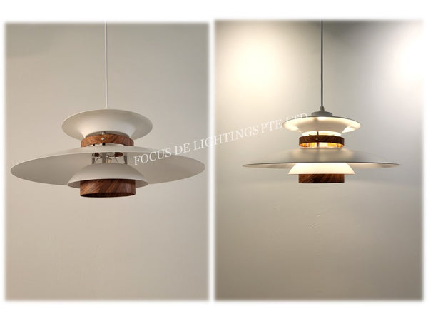 DESIGNER -INSPIRED PENDANT LAMP WOOD OAK P036