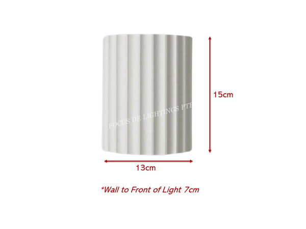 SIMPLISTIC WHITE 6336 WALL LAMP