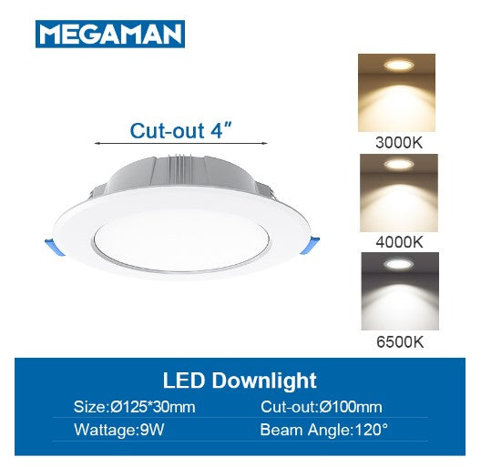 MEGAMAN CLASSIC Recessed Downlight 1119 -ROUND (9W/12W/15W/18W)