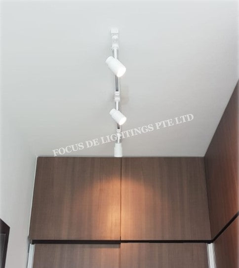 TRACKLIGHT (GU10) TL 907 ROUND (BLACK/WHITE)