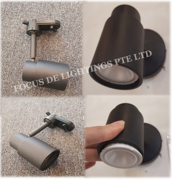 TRACKLIGHT (GU10) TL 907 ROUND (BLACK/WHITE)