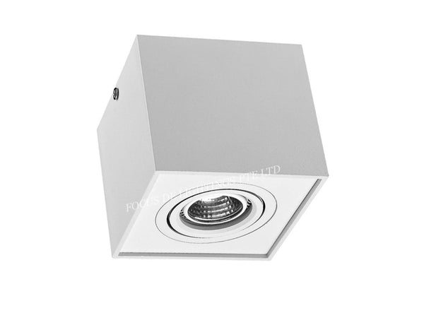 COMPACT CEILING LAMP FDL BOXY 910 (GU10) SINGLE/DOUBLE/TRIPLE