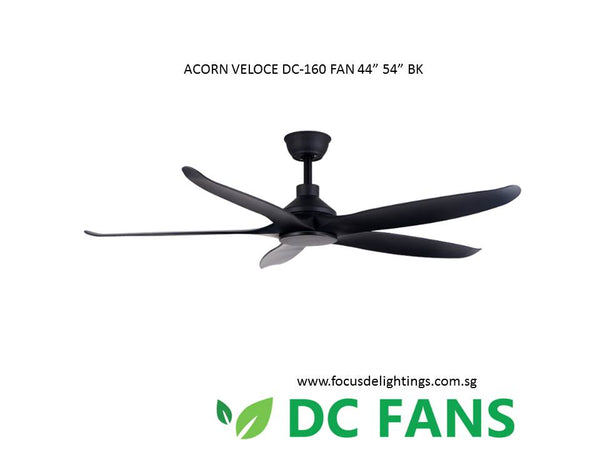 ACORN VELOCE DC 160  44" / 54'' Ceiling Fan NL (No Light)