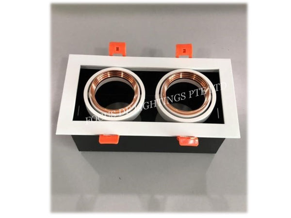 DL 706 SERIES - ADJUSTABLE RECESSED LIGHTING (PAR16) IN ROSEGOLD