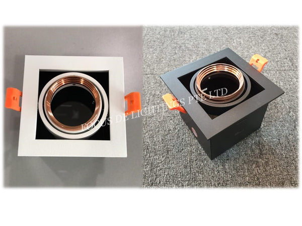 DL 706 SERIES - ADJUSTABLE RECESSED LIGHTING (PAR16) IN ROSEGOLD