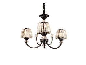 CLASSIC BLACK CRYSTAL CHANDELIER 1007 3L OR 6L