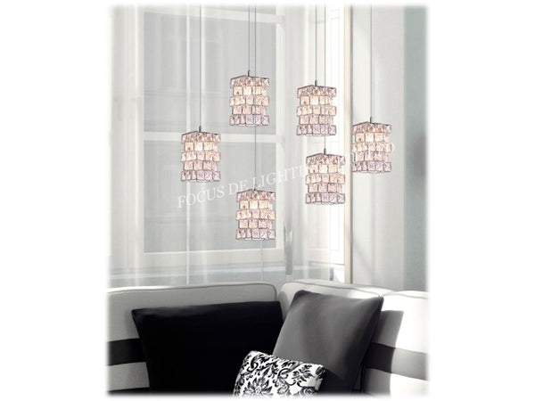 CUBCIUS LCLASSIC CRYSTAL CEILING CHANDELIER (ROSEGOLD / CHROME)