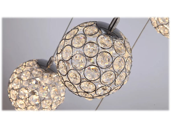 MARS LCLASSIC CRYSTAL CEILING CHANDELIER (ROSEGOLD / CHROME)