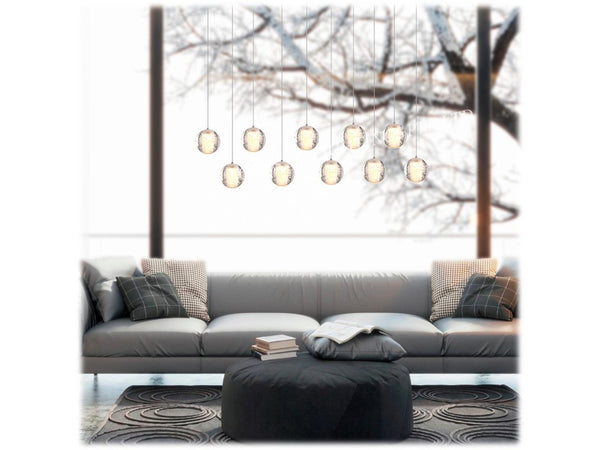 VENUS LCLASSIC CRYSTAL CEILING CHANDELIER (CHROME)