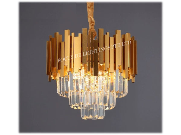 CLASSIC GOLD CRYSTAL CHANDELIER 5125 -DIA400MM