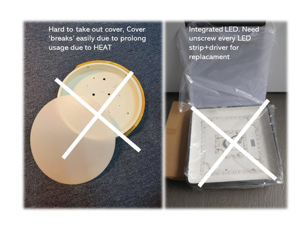 CRYSTAL Framed Delicate LED Ceiling Lamp CL5 626 + Easy-changeable Magnetic Panel