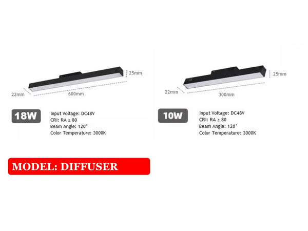 MAGNETIC TRACK SYSTEM - LAMP FITTING PROFILES