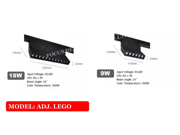 MAGNETIC TRACK SYSTEM - LAMP FITTING PROFILES