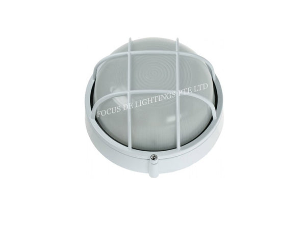 INDUSTRIAL CAGED OUTDOOR WALL LAMP 014S -E27