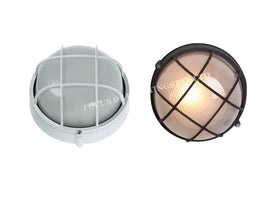 INDUSTRIAL CAGED OUTDOOR WALL LAMP 014S -E27