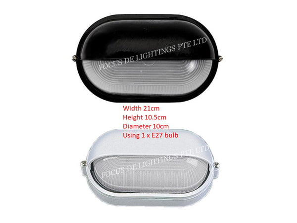 INDUSTRIAL CAGED OUTDOOR WALL LAMP 026S -E27