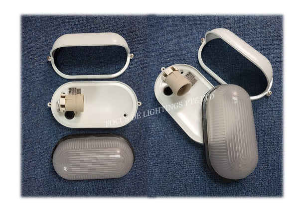 INDUSTRIAL CAGED OUTDOOR WALL LAMP 026S -E27