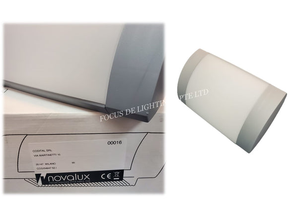 OUTDOOR WALL LAMP C-L NOOR (ITALY PRODUCT) W/PHILIPS 8.5W LED PLC TUBES