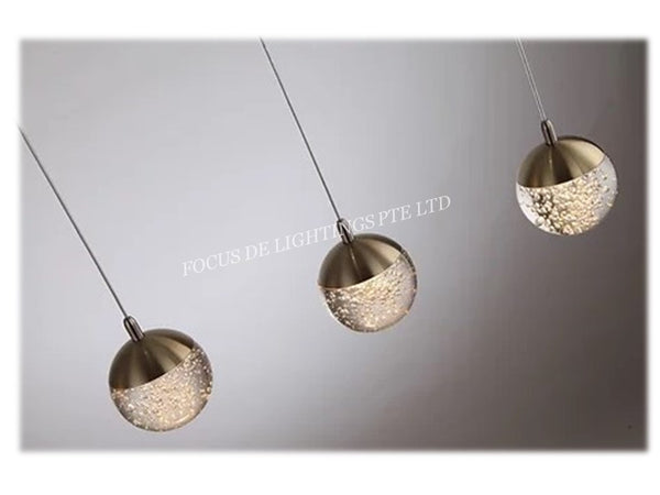 GALAXY LCLASSIC CRYSTAL CEILING CHANDELIER (ROSEGOLD / CHROME)