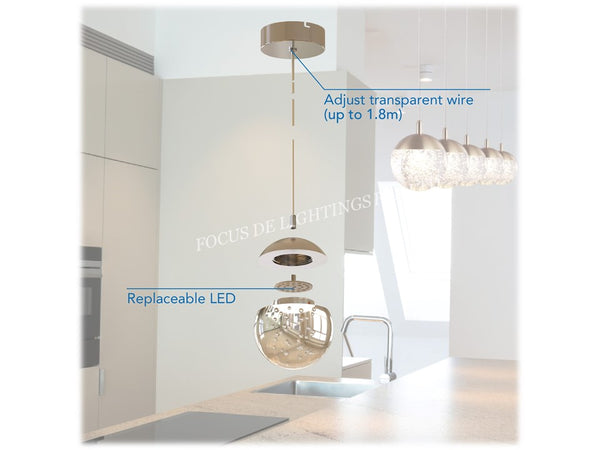 GALAXY LCLASSIC CRYSTAL CEILING CHANDELIER (ROSEGOLD / CHROME)