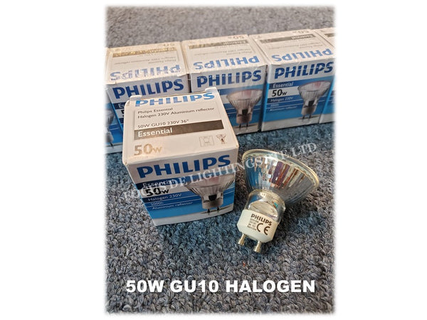PHILIPS ESSENTIAL HALOGEN GU10 230V -50W