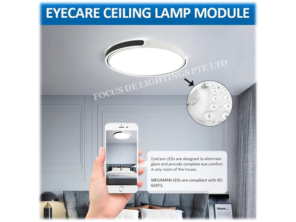 MEGAMAN LED MAGNETIC PANEL FOR CEILING LAMPS -EASY REPLACEMENT