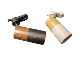 WOOD SERIES TRACKLIGHT (GU10) TL T010 -DARK OAK / LIGHT PINEWOOD