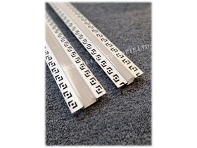 (TRIMLESS - for partition) RECESSED TYPE- ALUMINIUM PROFILE FOR LED STRIP FIXTURE (DEPTH 14MM)