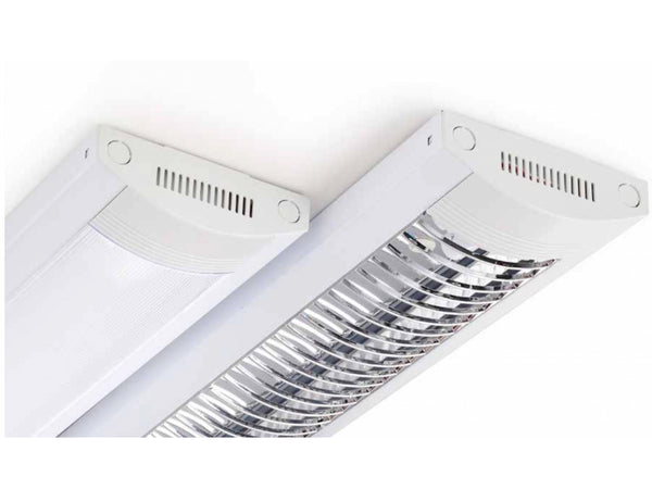 (LOURVE COVER) COMMERCIAL LAMP FITTING -4FT (SINGLE OR DOUBLE TUBES)