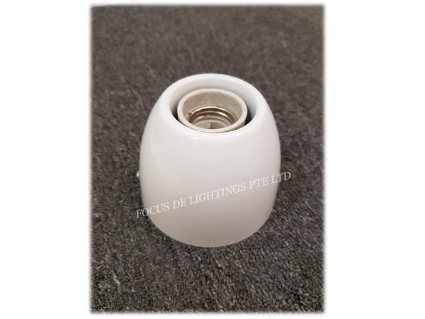 CEILING MOUNTED E27 BULB HOLDER (ONLY ALUM, WHITE, ROSE)