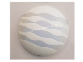 (LAST PIECE) GLASS CEILING LAMP 7022 -MEDIUM