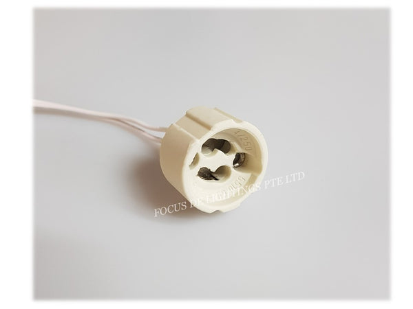 GU10 HOLDER -CERAMIC GU10 HOLDER (LONG WIRE)