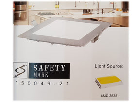 Extra-Slim Recessed Downlight -Square (6w 9w 12w)