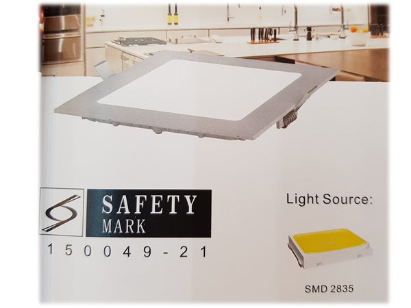 Extra-Slim Recessed Downlight -Square (6w 9w 12w)