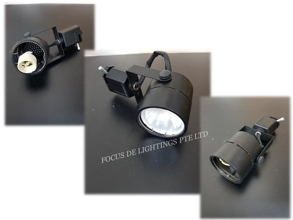 TRACKLIGHT (GU10) TL 800 ROUND (BLACK/WHITE)