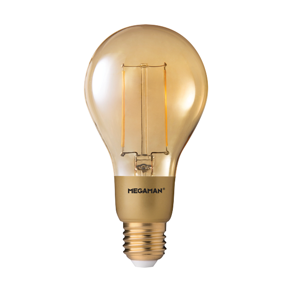 MEGAMAN LG6303dGD E27 GOLD FILAMENT 3W (DIA 75) (DIM)