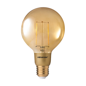 MEGAMAN LG6403dGD E27 GOLD FILAMENT G95 3W (DIA 95) (DIM)
