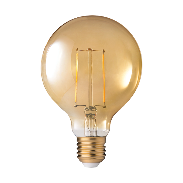 MEGAMAN LG6803GD E27 GOLD FILAMENT G95 3W (DIA 95)