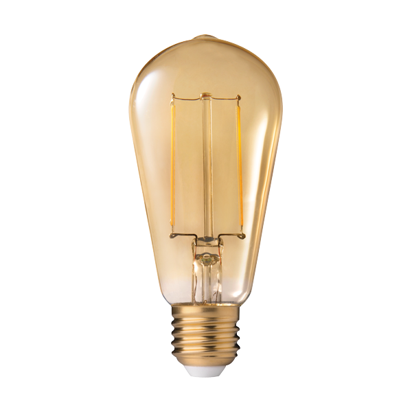 MEGAMAN LG7003dGD E27 GOLD FILAMENT 3W (DIM)
