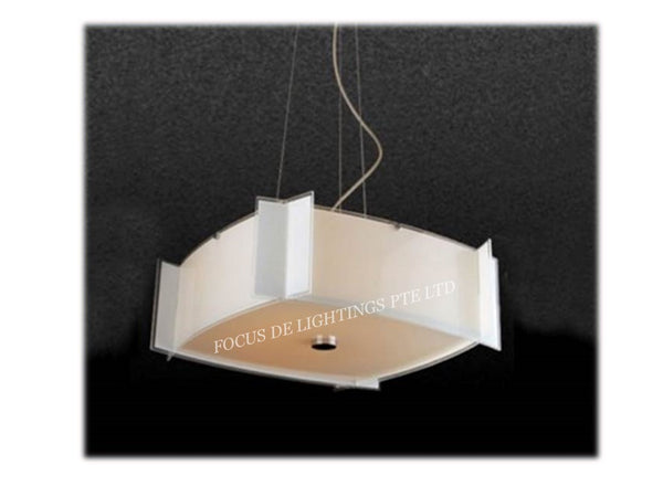 (LAST NEW SET) PENDANT LAMP PL GLASS 5F054 *FREE LED BULBS