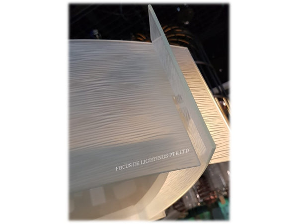 (LAST NEW SET) PENDANT LAMP PL GLASS 5F054 *FREE LED BULBS