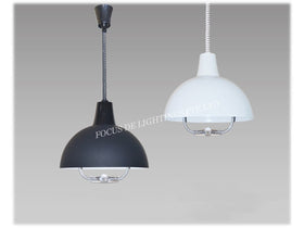 PENDANT PULLEY LAMP 18066 (BLACK/WHITE)