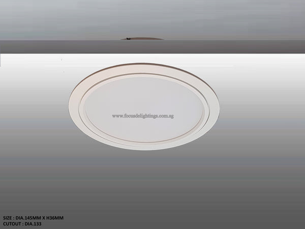 Detachable -Recessed Led Downlight 15w -Round 5"