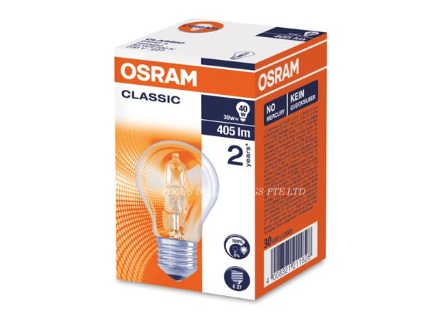 OSRAM HALOGEN CLASSIC PING-PONG BULB 20W E27