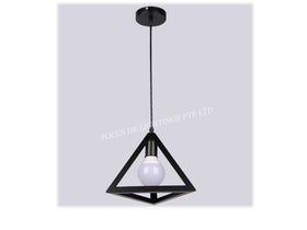 (CLEARANCE) PENDANT LAMP 18026 TRIANGLE (SINGLE ONLY)