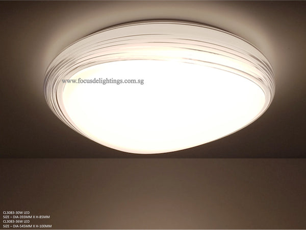 Futuristic Art Ceiling Lamp CL 3083 + Easy-changeable Magnetic Panel