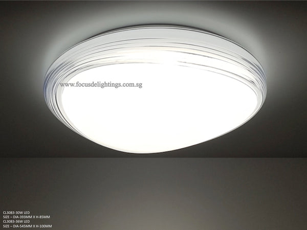 Futuristic Art Ceiling Lamp CL 3083 + Easy-changeable Magnetic Panel