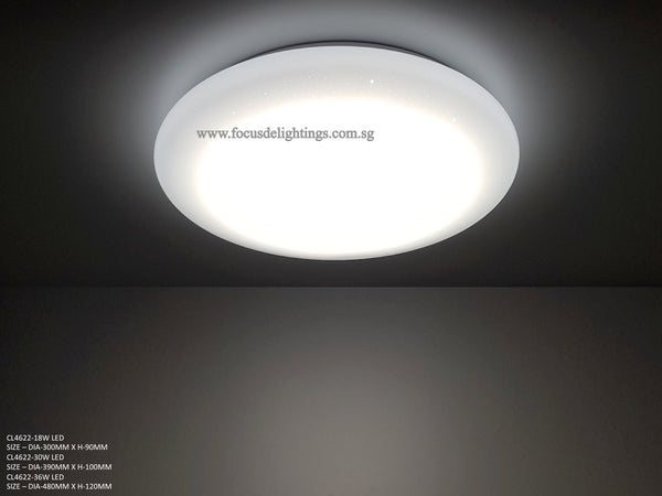 STARRY 622 Minimalist LED Ceiling Lamp (Dia 400mm or 500mm)