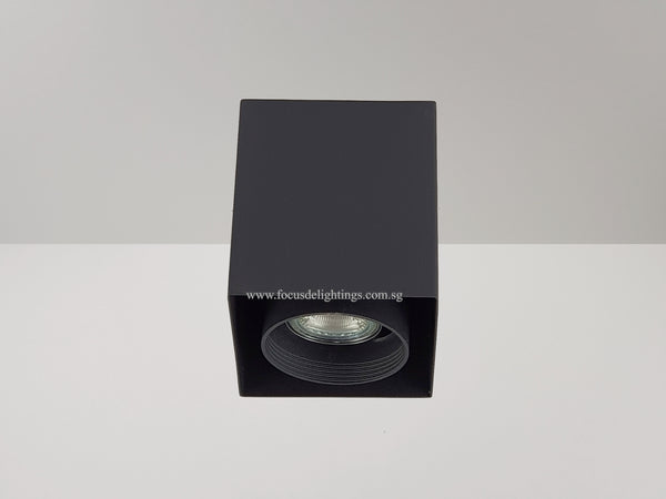 COMPACT CEILING LAMP BOXY 701 BLACK